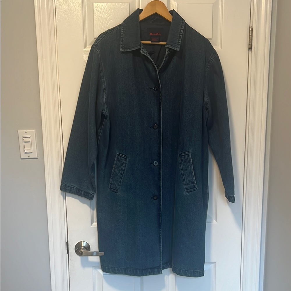 Denim&Co Blue Jean Jacket Classic Design